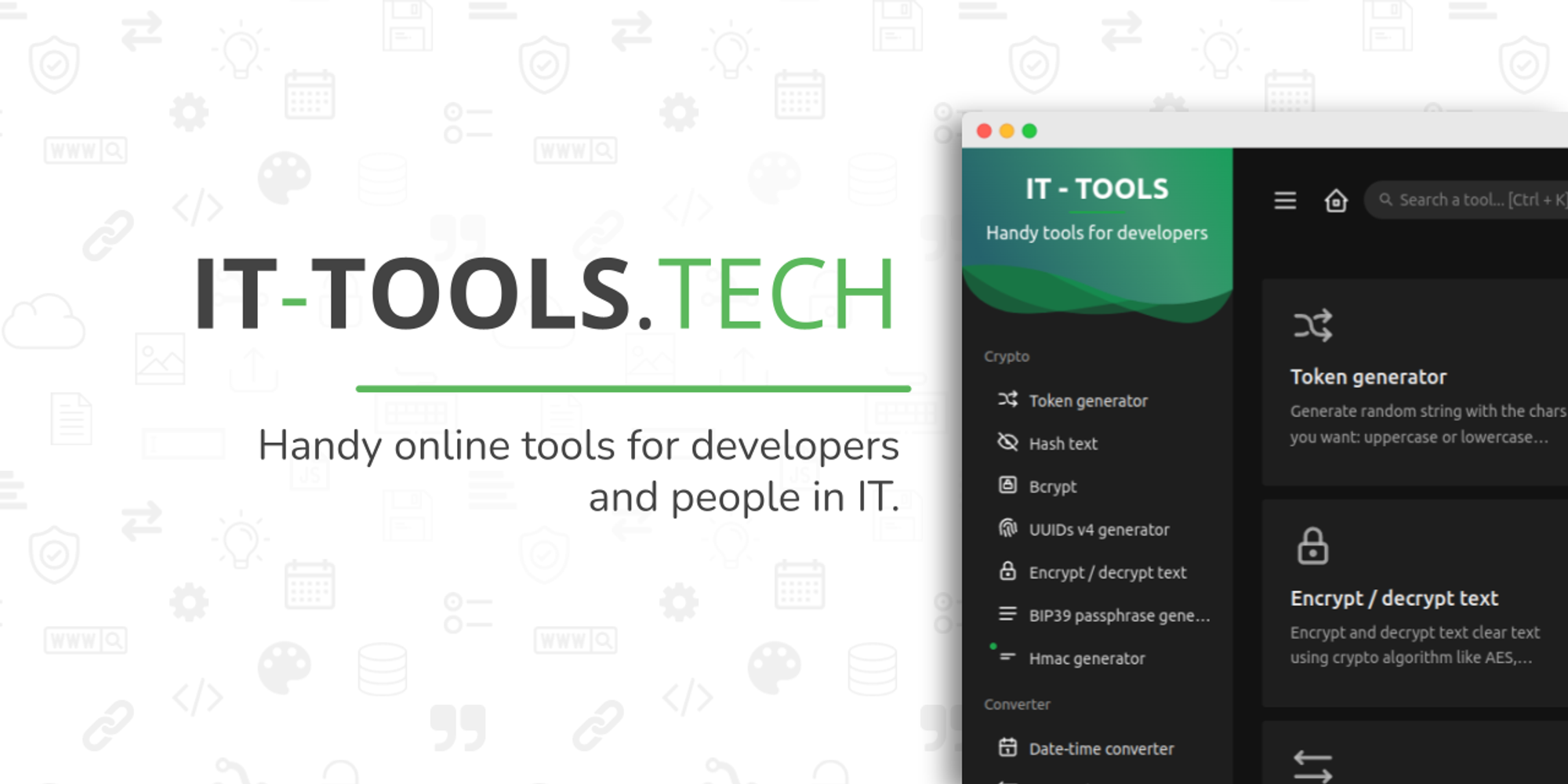 IT Tools - Handy online tools for developers