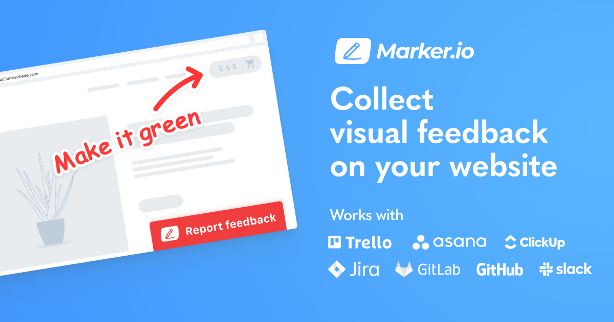 Marker.io: Visual Website Feedback & Bug Reporting tool
