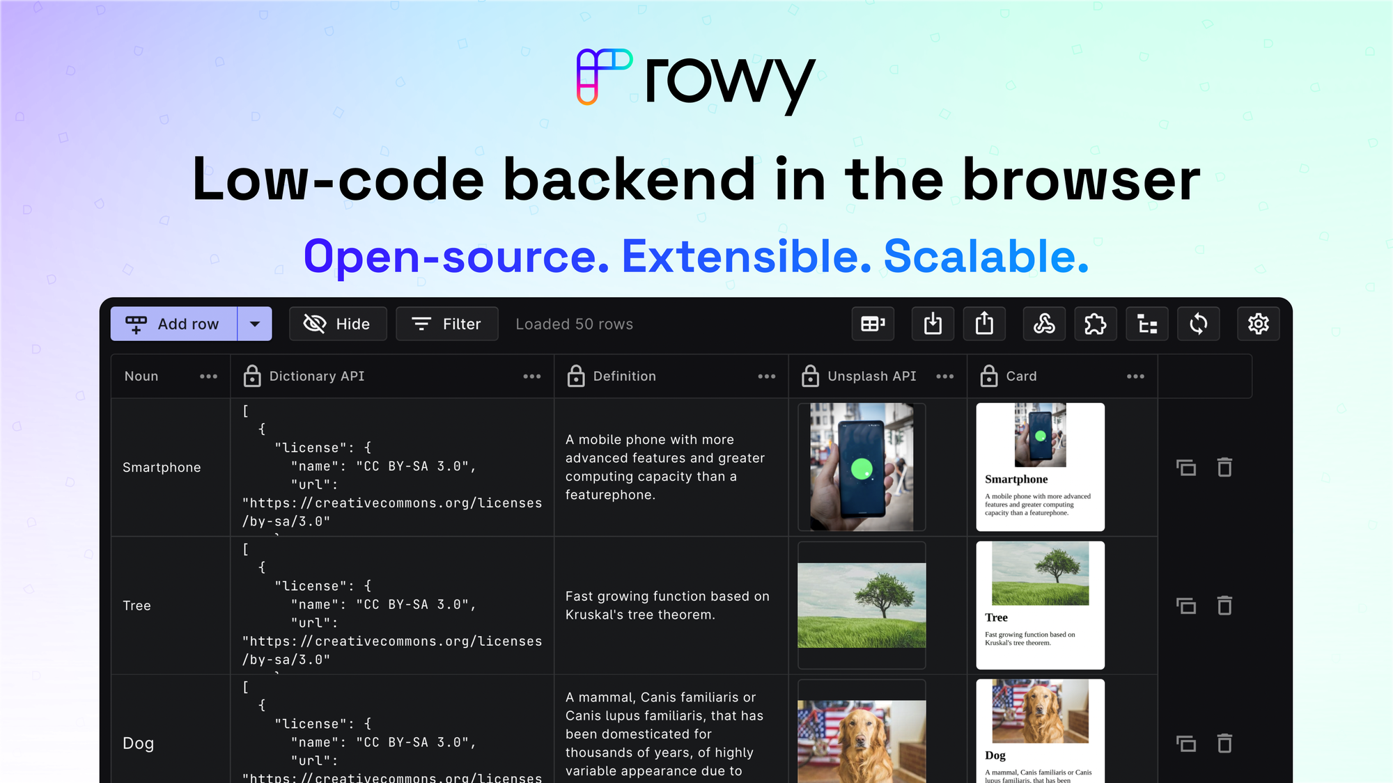 Rowy - Low-code backend on Google Cloud and Firebase